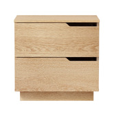 Living Fusion Halden 2 Drawer Bedside Table