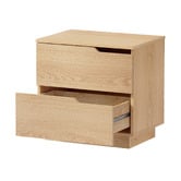 Living Fusion Halden 2 Drawer Bedside Table
