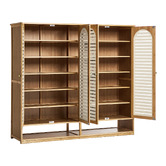 Living Fusion Vanya 4 Door Bamboo Shoe Cabinet