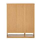 Living Fusion Vanya 3 Door Bamboo Shoe Cabinet