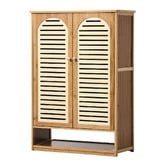 Living Fusion Vanya 2 Door Bamboo Shoe Cabinet