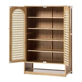 Living Fusion Vanya 2 Door Bamboo Shoe Cabinet