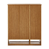 Living Fusion Vanya 3 Door Bamboo Shoe Cabinet
