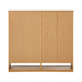 Living Fusion Vanya 4 Door Bamboo Shoe Cabinet