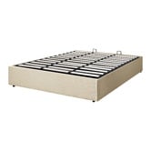 Living Fusion Beige Aldan Gas Lift Storage Bed Base