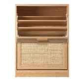 Living Fusion Holly 2 Door Rattan Shoe Cabinet