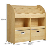 Living Fusion Kids' Deia Bookcase with Storage
