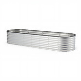 Living Fusion Gaya Galvanised Steel Raised Garden Bed