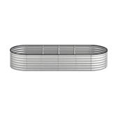 Living Fusion Gaya Galvanised Steel Raised Garden Bed