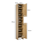 Living Fusion Robin Tall Bathroom Cabinet
