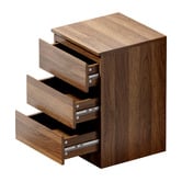 Living Fusion Carolla 3 Drawer Bedside Table