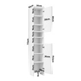Living Fusion Robin Tall Bathroom Cabinet