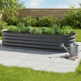 Living Fusion Gordo Galvanised Steel Raised Garden Bed