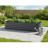 Living Fusion Gordo Galvanised Steel Raised Garden Bed