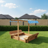 Living Fusion Bambi 110cm Sandpit with Canopy
