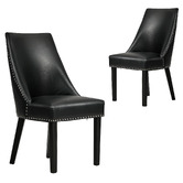 Living Fusion Willa Faux Leather Dining Chairs