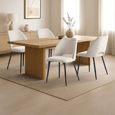 Living Fusion Elise Upholstered Dining Chairs