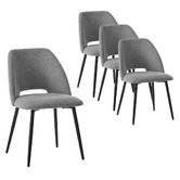 Living Fusion Elise Upholstered Dining Chairs