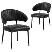 Living Fusion Tammy Faux Leather Dining Chairs