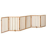 Living Fusion Yuki 6 Panel Fir Wood Pet Gate