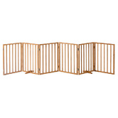 Living Fusion Yuki 6 Panel Fir Wood Pet Gate