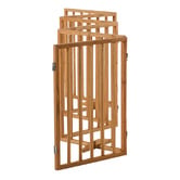 Living Fusion Yuki 6 Panel Fir Wood Pet Gate