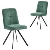 Living Fusion Lhenna Upholstered Dining Chairs