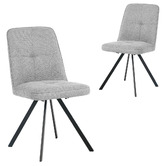 Living Fusion Lhenna Upholstered Dining Chairs