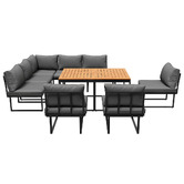 Living Fusion 8 Seater Anie Outdoor Dining Set