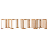 Living Fusion Yuki 8 Panel Fir Wood Pet Gate