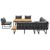 Living Fusion 8 Seater Anie Outdoor Dining Set