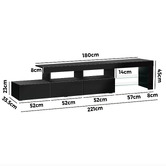 Living Fusion Adela Entertainment Unit with LED