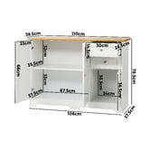 Living Fusion Aldan Sideboard Buffet
