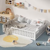 Living Fusion Ettie Pine Wood Bed Frame