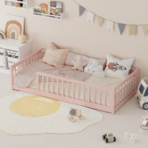Living Fusion Ettie Pine Wood Bed Frame