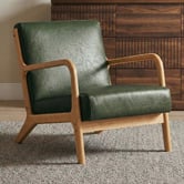 Living Fusion Kamden Faux Leather Armchair