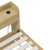 Living Fusion Natural Cassandra Bed with USB Port &amp; Drawers