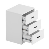 Living Fusion Arlo 3 Drawer Bedside Table