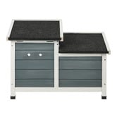 Living Fusion Sorrel Fir Wood Rabbit Hutch &amp; Chicken Coop