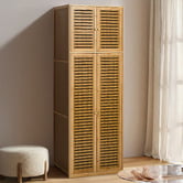 Living Fusion Fenric 4 Door Bamboo Wardrobe