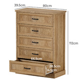 Living Fusion Fallon 5 Drawer Chest