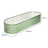 Living Fusion Gordo Galvanised Steel Raised Garden Bed