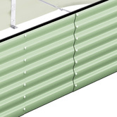 Living Fusion Gordo Galvanised Steel Raised Garden Bed