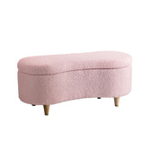 Living Fusion Eoin Teddy Storage Ottoman Bench