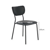 Living Fusion Kalani Faux Leather Dining Chairs