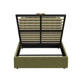 Living Fusion Ellora Boucle Gas Lift Storage Bed Frame