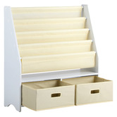 Living Fusion Kids' Amenet 2 Drawer Book &amp; Toy Storage Rack