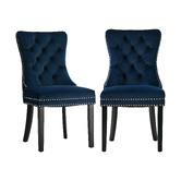 Living Fusion Aylin Velvet Dining Chairs