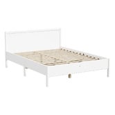 Living Fusion Maiah Scalloped Pine Wood Bed