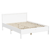 Living Fusion Maiah Scalloped Pine Wood Bed